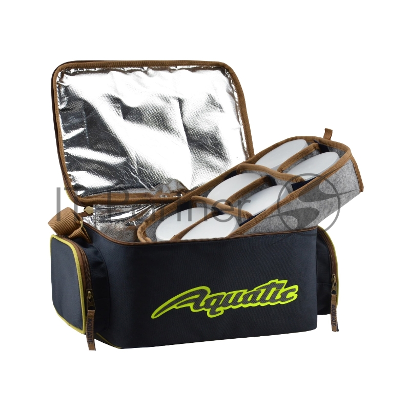 Термо-сумка Aquatic С-43С с банками 12 шт. (цвет: синий, размер: 32х23х21 см.)