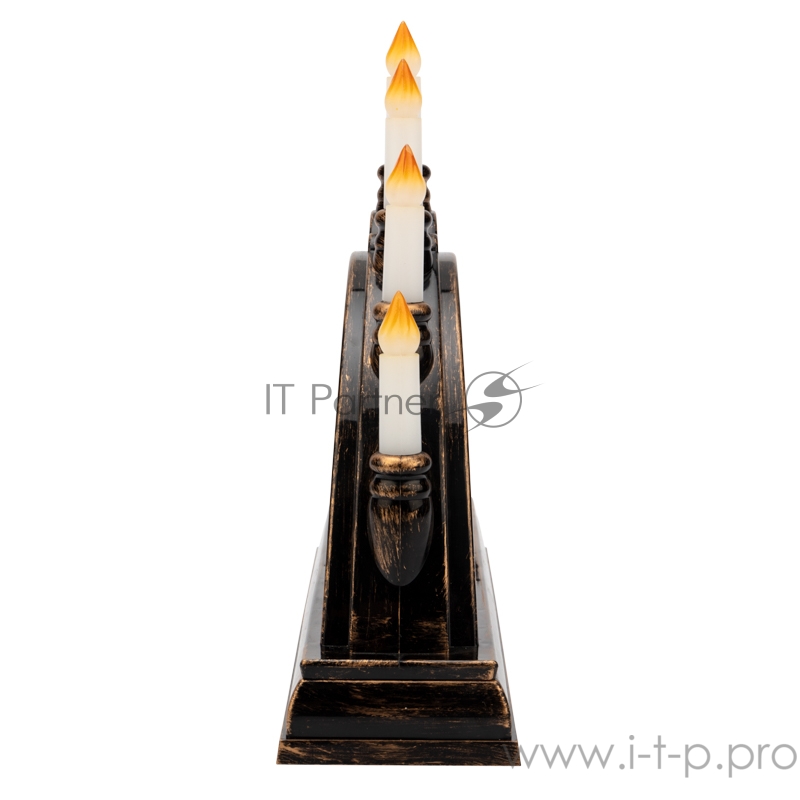 Декоративный светильник «Подсвечник» с эффектом снегопада NEON-NIGHT