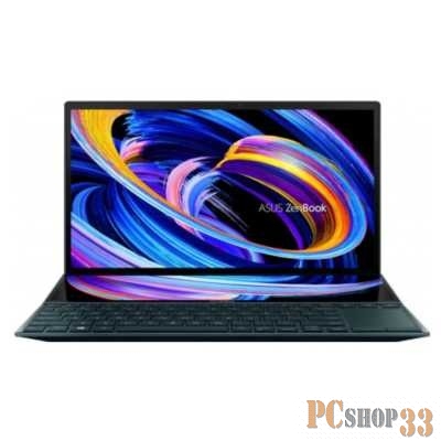 Ноутбук 14 FHD Asus Touch DUO UX482EA-HY039T blue (Core i5 1135G7/16Gb/1Tb SSD/Iris® Xe/ScreenPad™ Plus 12,65/W10) (90NB0S41-M02120)