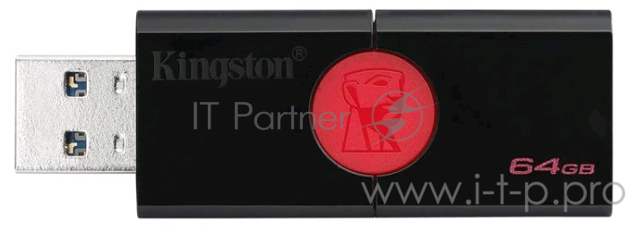 Носитель информации Kingston USB Drive 64Gb DT106/64GB {USB3.0}