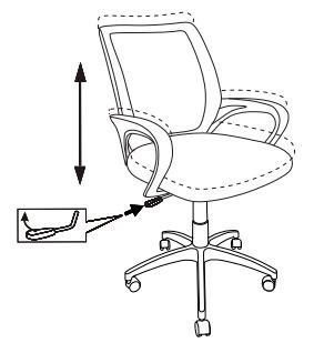 Кресло Бюрократ CH-695NLT оранжевый TW-38-3 сиденье черный TW-11 сетка/ткань крестовина пластик