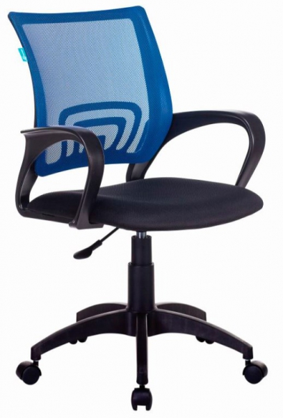 Кресло Бюрократ CH-695NLT синий TW-05 сиденье черный TW-11 сетка/ткань крестовина пластик