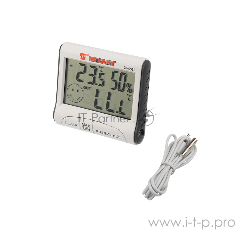 Термогигрометр комнатно-уличный REXANT