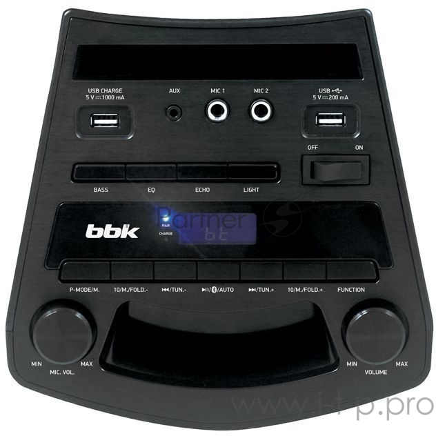 Музыкальная система BBK BTA6006 (B) black (50Вт, Bluetooth, AUX IN, USB2.0, FM, караоке) (BTA6006 (B))