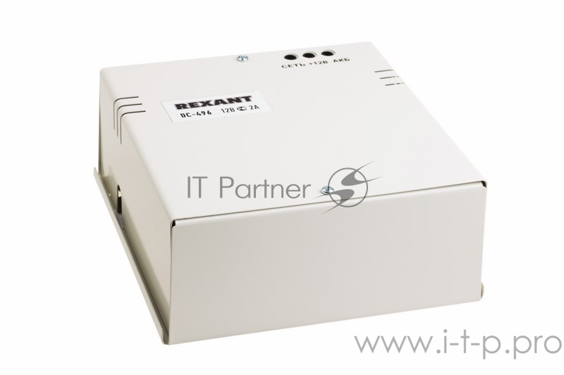 Блок питания резервированный 12В, 2А, под АКБ 7А/ ч DC-496