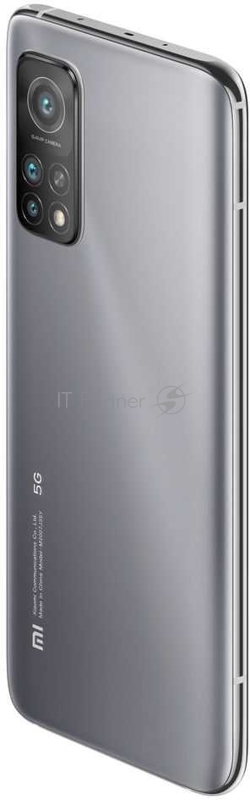 Смартфон Xiaomi Mi 10T 128Gb 8Gb серебристый моноблок 3G 4G 2Sim 6.67 1080x2400 Android 10 64Mpix 802.11 a/b/g/n/ac NFC GPS GSM900/1800 GSM1900 MP3 FM A-GPS