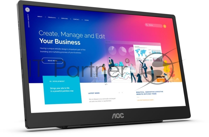 МОНИТОР 15.6 AOC 16T2