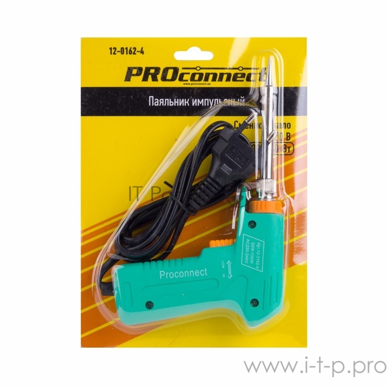 Паяльник-пистолет импульсный PROconnect, 30 Вт / 130 Вт, 230 В, серия Classic