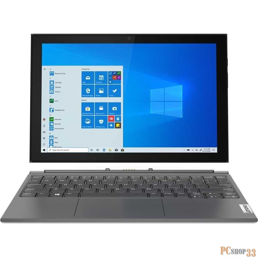 Компьютер планшетный Lenovo IdeaPad Duet 3 10IGL5 10.3 WUXGA(1920x1200) IPS/Intel® Celeron® N N4020 1,1 GHz Dual/4GB/128GB/Intel® UHD Graphics 600/no3G/WiFi ac/5.0/USB-C 3.2/2.0MP+5.0MP/microSD/PEN/30 h/866 g/W10Pro/1Y/GREY
