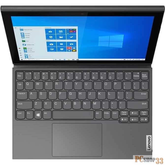 Компьютер планшетный Lenovo IdeaPad Duet 3 10IGL5 10.3 WUXGA(1920x1200) IPS/Intel® Celeron® N N4020 1,1 GHz Dual/4GB/128GB/Intel® UHD Graphics 600/no3G/WiFi ac/5.0/USB-C 3.2/2.0MP+5.0MP/microSD/PEN/30 h/866 g/W10Pro/1Y/GREY