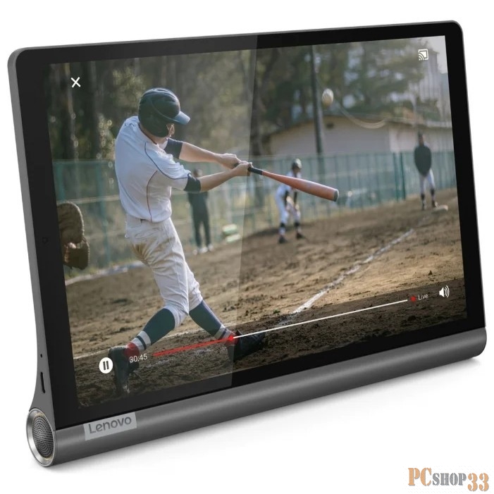 Компьютер планшетный Lenovo Lenovo Yoga YT-X705X 10.1 WUXGA(1920x1200) IPS/Qualcomm 439 2.0GHz Octa/4GB/64GB/Adreno 505/3G+LTE/WiFi ac/BT4.2/USB-C 2.0/5.0MP+8.0MP/microSD/7000mA GRAY