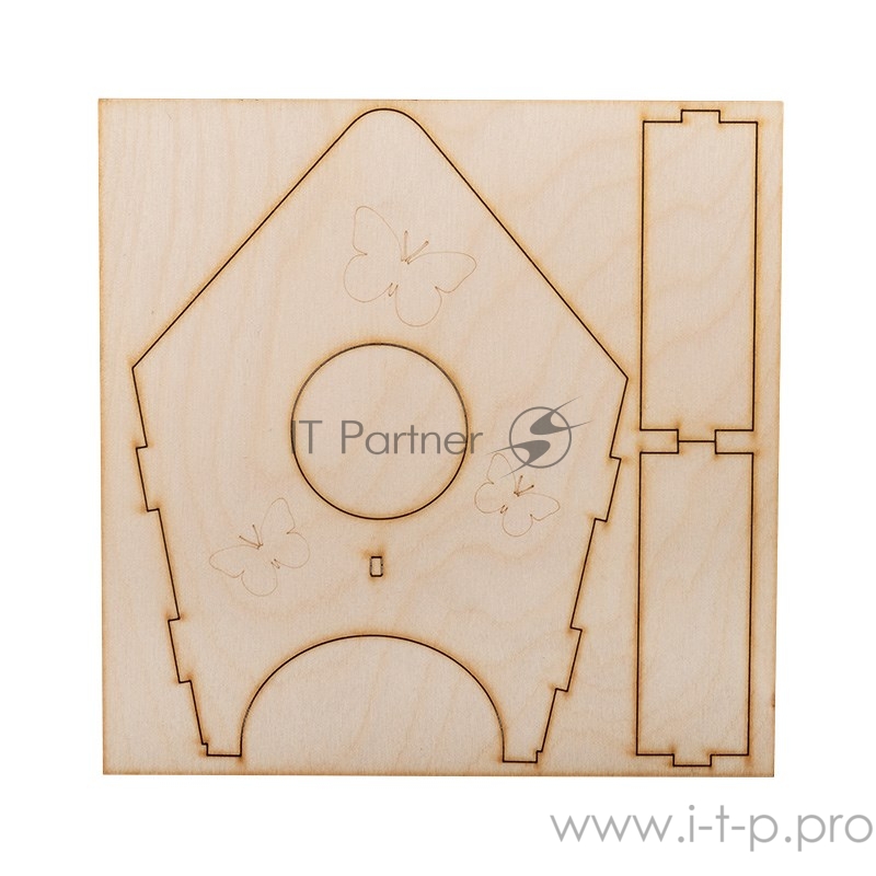 Доска для выжигания REXANT, «Кормушка для птиц», 3D модель, 1 шт., пакет