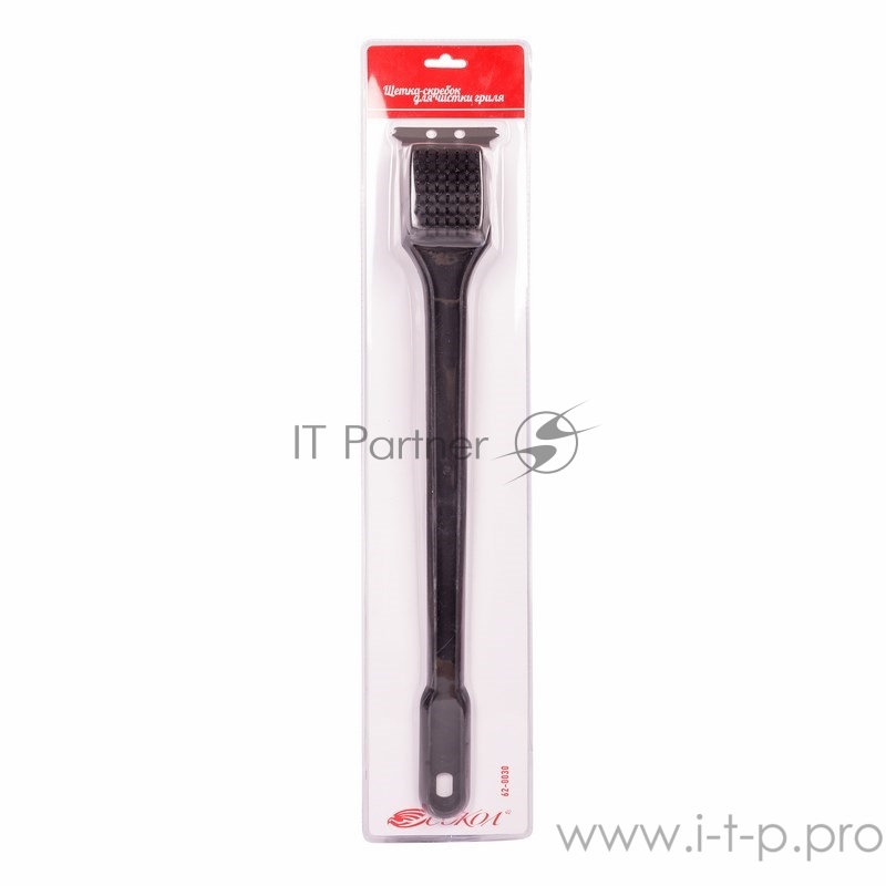 Щетка-скребок для чистки гриляСОКОЛ в блистере