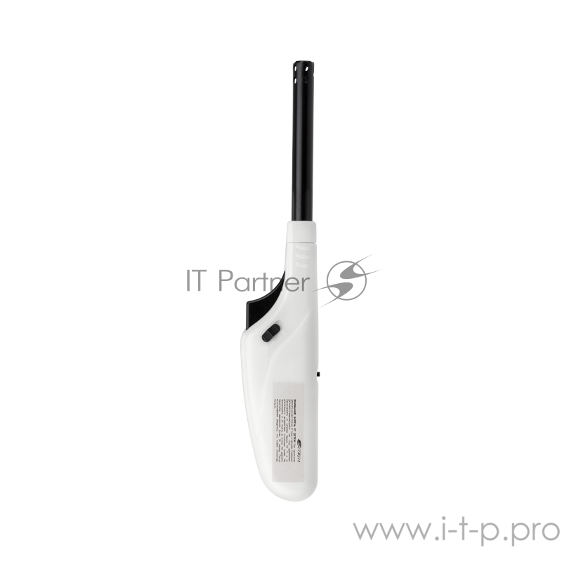 Бытовая газовая пьезозажигалка с классическим пламенем многоразовая (1 шт.) белая СК-306 СОКОЛ