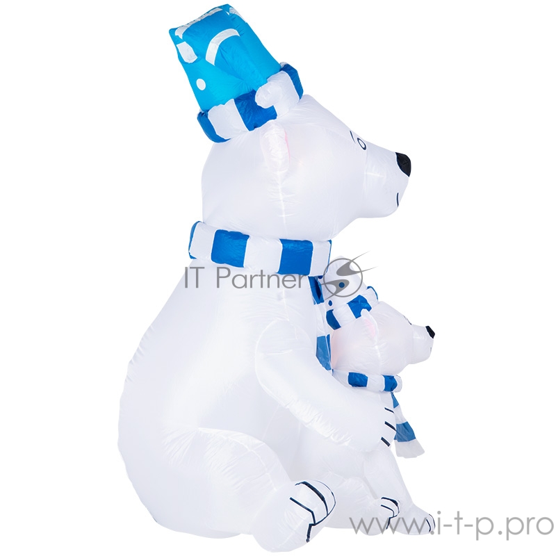 3D фигура надувная Медведица с медвежонком, размер 180 см, внутренняя подсветка 2 LED, компрессор с адаптером 12В, IP 65 NEON-NIGHT