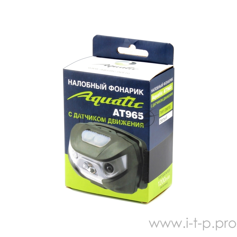 Налобный фонарик Aquatic AT965 с датчиком движения