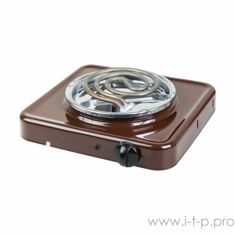 Электроплитка одноконфорочная, ТЭН 1,0 кВт/220В, коричневая ЭПТ1-1,0/220 ПСКОВА-1