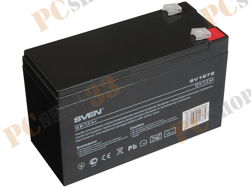 Батарея аккумуляторная Sven SV1272 12В 7.2А*ч