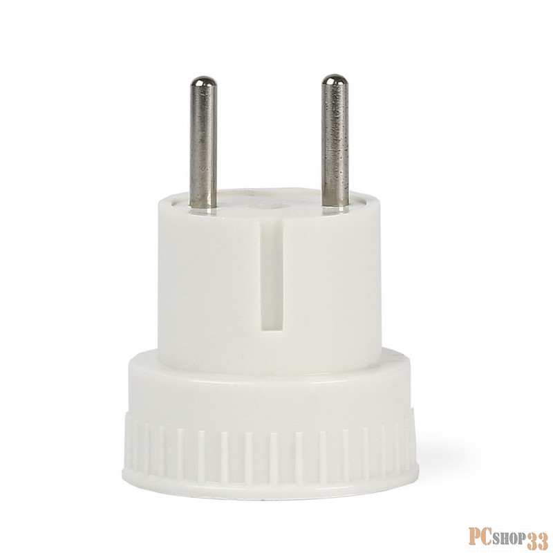 Удлинители бытовые, Сетевые фильтры, Тройники Smartbuy SBE-06-S05-w Адаптер переходник без заземления белый 6А 250В