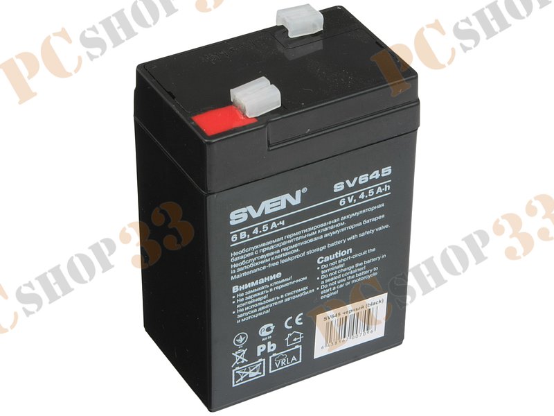 Батарея аккумуляторная Sven SV645 6В 4.5А*ч