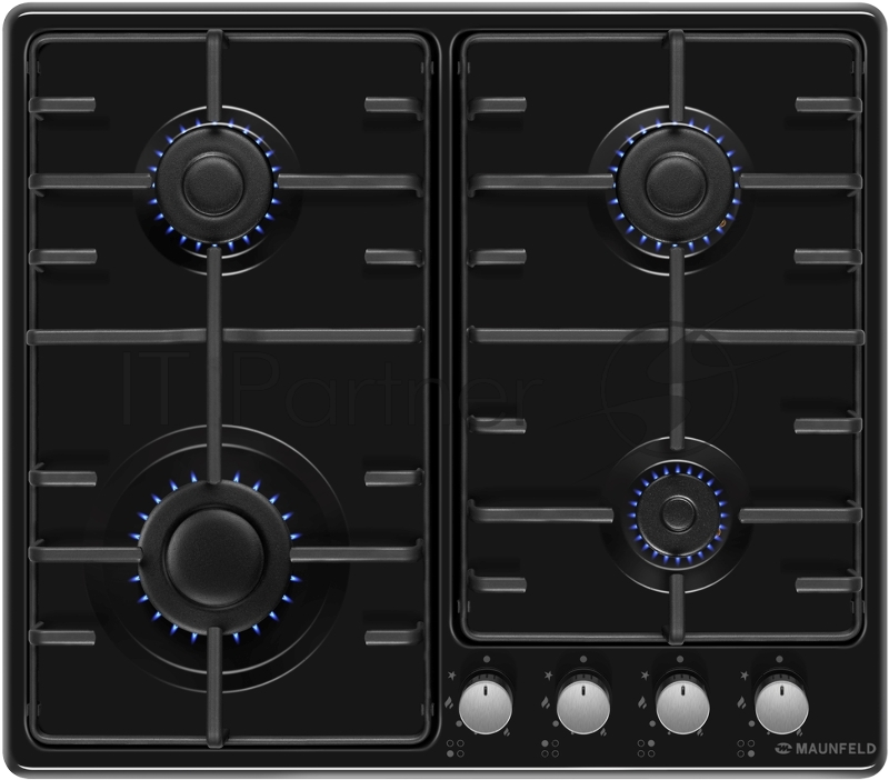 Газовая варочная панель MAUNFELD EGHE.64.3STS-EB/G