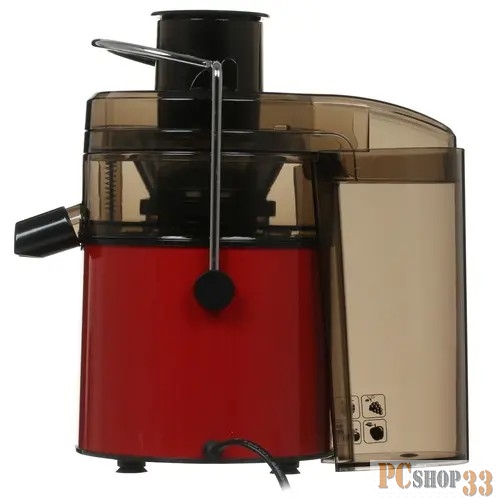 Соковыжималка Scarlett SC-JE50S19 (красный)Тип: Центрифужная Мощность, Вт: 800 Резервуар для сока, мл: 600 Пеносепаратор: Нет Внешний резервуар для сока: Да Антикапля: Да Цвет: Красный