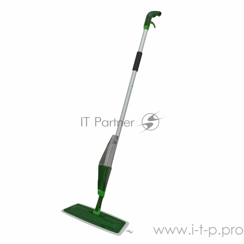 Швабра с распылителем DTB-03 (Green) в комплекте дополнительная накладка из микрофибры