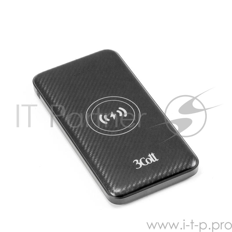 Аксессуар 3Cott Внешний аккумулятор 3C-PB-80TC, Беспроводная, Type-C, 8000 мАч, вх.: micro USB 5В2.0А, Type-C 5В2.0А, вых USB 1/2: 5В1.0А/5В2.0А, беспр.: 5В1.0А