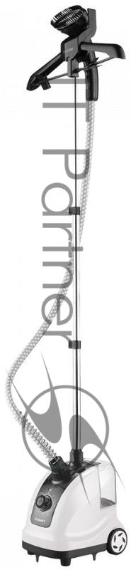 Отпариватель Scarlett SC-GS130S08 (белый с черным)Тип: Вертикальный Мощность, Вт: 1950 Регулируемый пар до г/мин: 32 Резервуар для воды, мл: 1300 Покрытие подошвы: Стальная подошва Вешалка для одежды: Да Вешалка для брюк: Да Готовность к работе, сек: