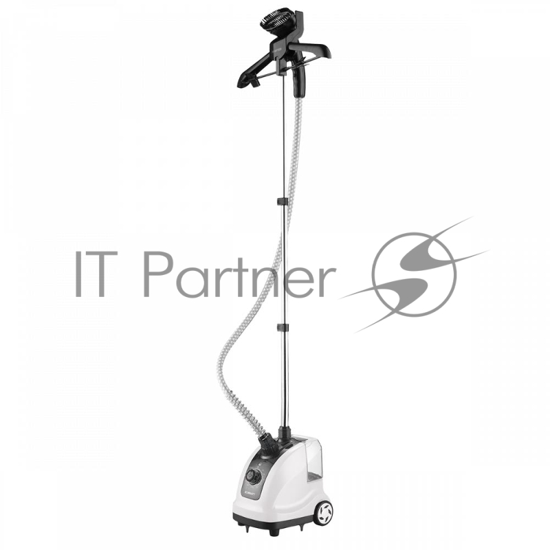 Отпариватель Scarlett SC-GS130S08 (белый с черным)Тип: Вертикальный Мощность, Вт: 1950 Регулируемый пар до г/мин: 32 Резервуар для воды, мл: 1300 Покрытие подошвы: Стальная подошва Вешалка для одежды: Да Вешалка для брюк: Да Готовность к работе, сек: