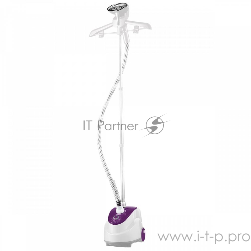 Отпариватель Scarlett SC-GS130S03 (белый с фиолетовым)Тип: Вертикальный Мощность, Вт: 1950 Регулируемый пар до г/мин: 32 Резервуар для воды, мл: 1600 Покрытие подошвы: Стальная подошва Готовность к работе, сек: 38 Регулировка степени отпаривания: 11