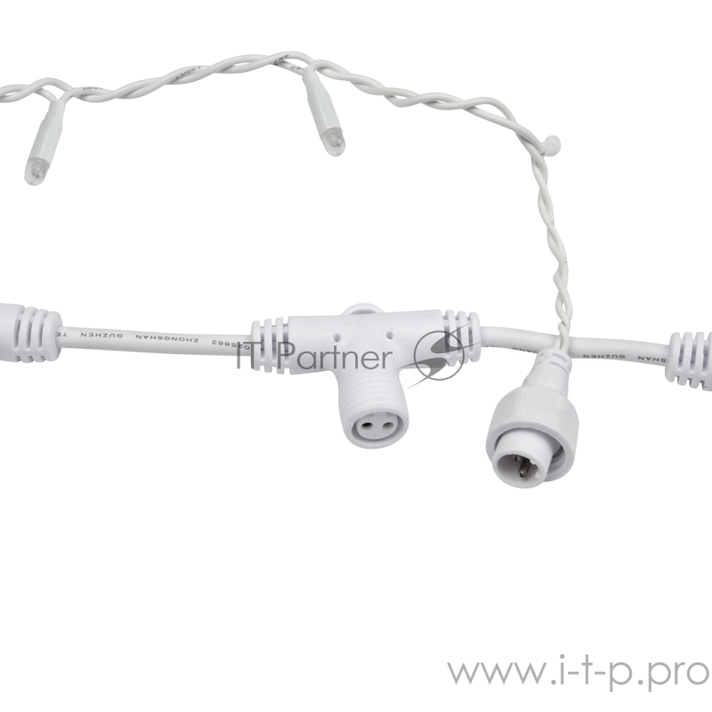 Гирлянда Светодиодный Дождь 2х3м, постоянное свечение, белый провод, 230 В, диоды КРАСНЫЕ, 760 LED