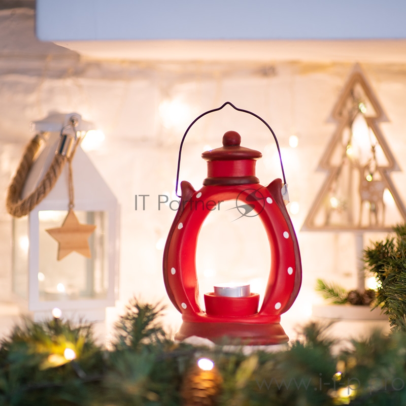 Керамический подсвечник «Фонарик» 14х9.8х21 см