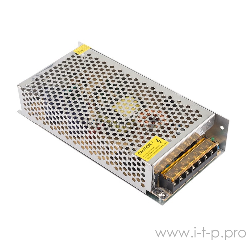 Источник питания 220 V AC/12 V DC 16.7 A 200 W с разъемами под винт, без влагозащиты (IP23)