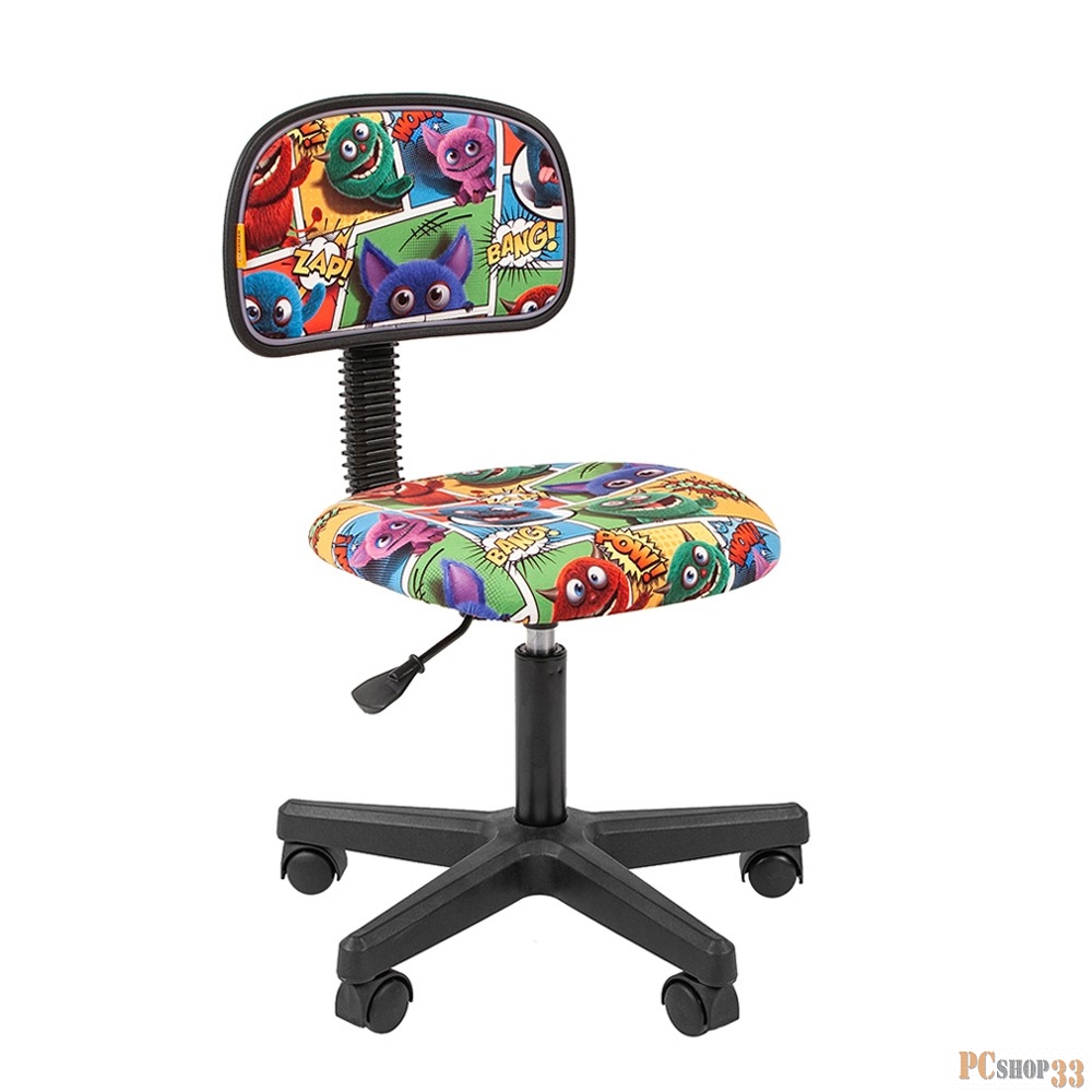 Кресло Chairman Kids 101 Россия ткань монстры (чер)