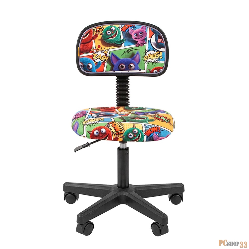 Кресло Chairman Kids 101 Россия ткань монстры (чер)