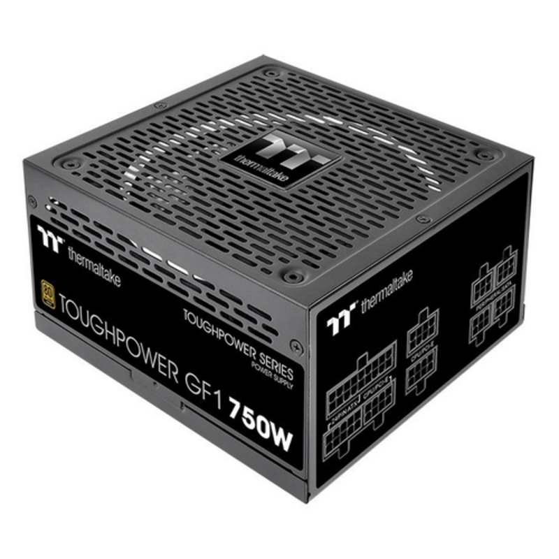 Toughpower GF1 750 PS-TPD-0750FNFAGE-1 0750W/Fully Modular/Non Light/Full Range/Analog/80 Plus Gold/EU/100% JP CAP/All Flat Cables