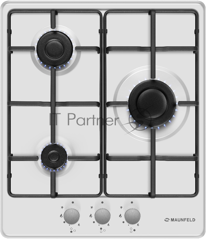 Газовая варочная панель MAUNFELD EGHE.43.3STS-EW