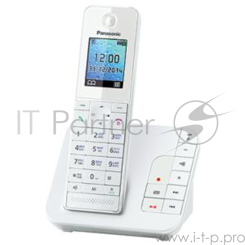 Телефон Panasonic KX-TGH220RUW (белый) {АОН, Caller ID,