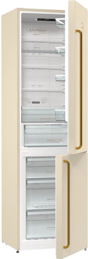 Холодильник Gorenje NRK6202CLI бежевый (двухкамерный)