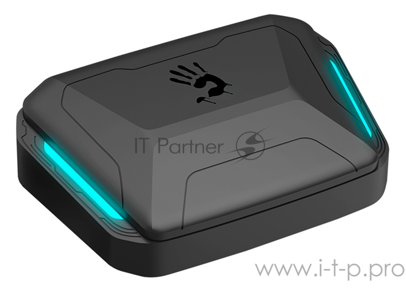 Наушники с микрофоном A4Tech Bloody M70 черный/синий вкладыши BT в ушной раковине (M70 BLACK+BLUE)