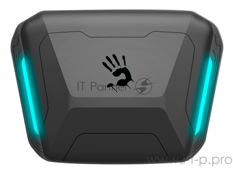 Наушники с микрофоном A4Tech Bloody M70 черный/синий вкладыши BT в ушной раковине (M70 BLACK+BLUE)