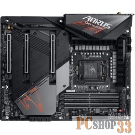 Z590 AORUS MASTER, Socket 1200, Intel®Z590, 4xDDR4-3200, DP, 3xPCI-Ex16, 6xSATA3(RAID 0/1/5/10), 3xM.2, 8Ch Audio, 10GLan, WiFi, (0+4)xUSB2.0, (9+4)x