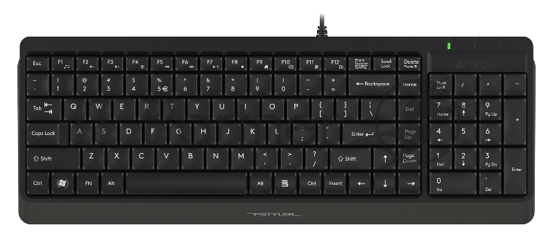 Клавиатура A4Tech Fstyler FK15 черный USB