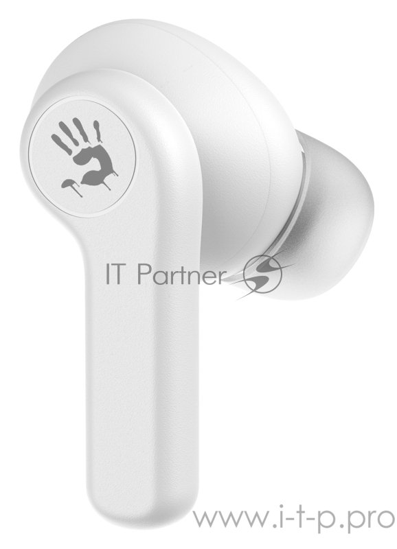 Наушники с микрофоном A4Tech Bloody M30 белый вкладыши BT в ушной раковине (M30)