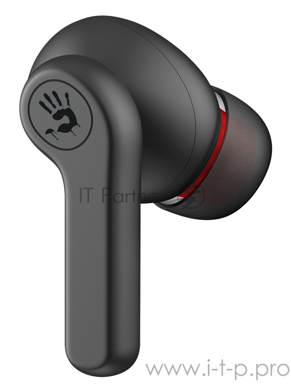 Наушники с микрофоном A4Tech Bloody M30 черный/красный вкладыши BT (M30)