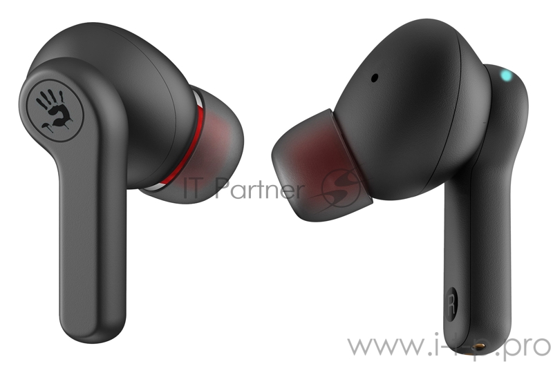 Наушники с микрофоном A4Tech Bloody M30 черный/красный вкладыши BT (M30)