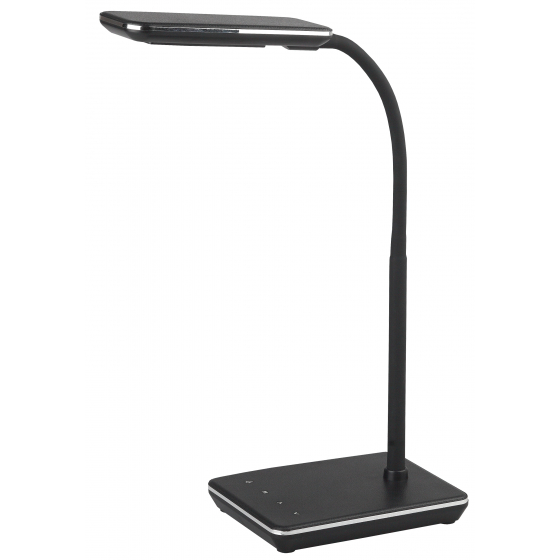 Настольные светильники ЭРА Б0033307 Настольный светодиодный светильник NLED-464-7W-BK черный {дизайн