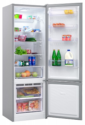 Холодильник NORDFROST NRB 124 332 серебристый металлик