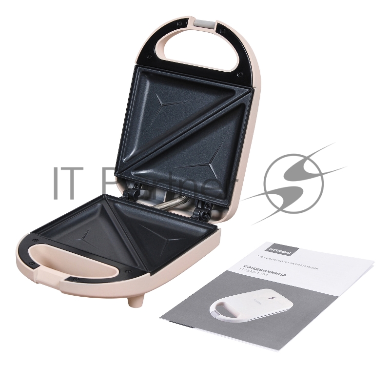 Сэндвичница Hyundai HYSM-1101 600Вт коричневый